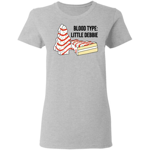 Blood Type Little Debbie T-Shirts, Hoodies, Long Sleeve Shirt Sweatshirt Long Sleeve Hoodie Tank Mug