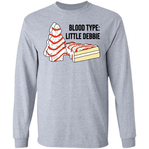 Blood Type Little Debbie T-Shirts, Hoodies, Long Sleeve Shirt Sweatshirt Long Sleeve Hoodie Tank Mug