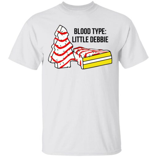 Blood type Little Debbie shirt Shirt Sweatshirt Long Sleeve Hoodie Tank Mug