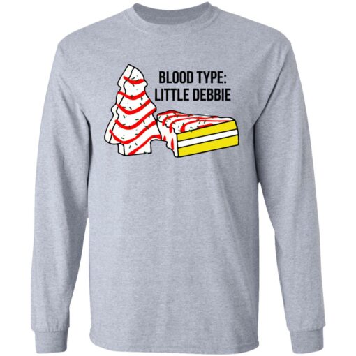 Blood type Little Debbie shirt Shirt Sweatshirt Long Sleeve Hoodie Tank Mug