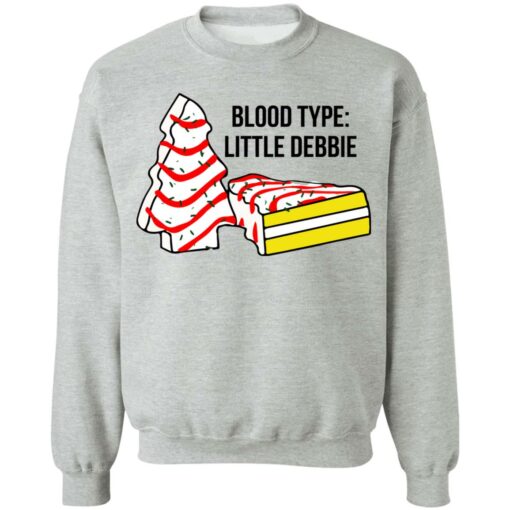 Blood type Little Debbie shirt Shirt Sweatshirt Long Sleeve Hoodie Tank Mug