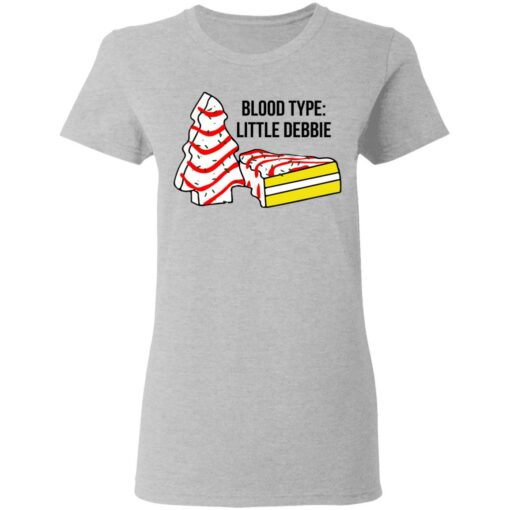 Blood type Little Debbie shirt Shirt Sweatshirt Long Sleeve Hoodie Tank Mug