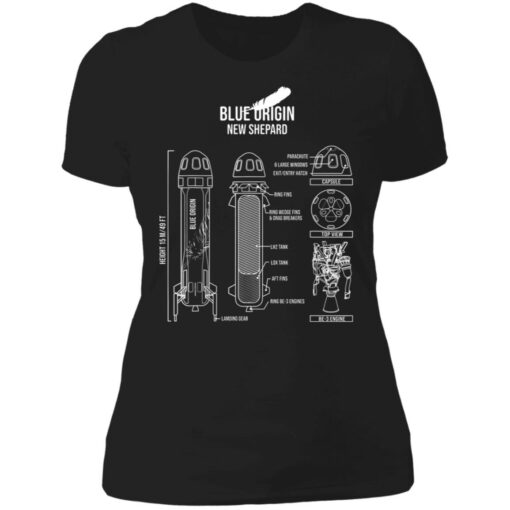 Blue origin new shepard shirt Shirt Sweatshirt Long Sleeve Hoodie Tank Mug