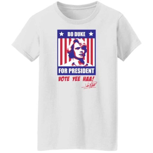 Bo Duke for president vote yee haa shirt Shirt Sweatshirt Long Sleeve Hoodie Tank Mug