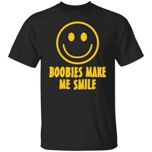 Boobies make me smile shirt Shirt Sweatshirt Long Sleeve Hoodie Tank Mug