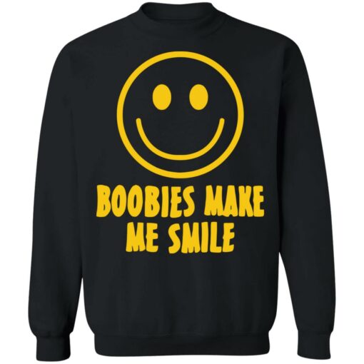 Boobies make me smile shirt Shirt Sweatshirt Long Sleeve Hoodie Tank Mug