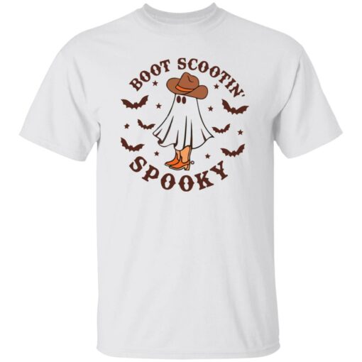 Boot scootin spooky shirt Shirt Sweatshirt Long Sleeve Hoodie Tank Mug