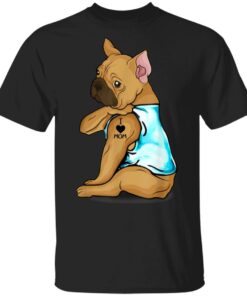 Boston terrier Dog I Love Mom Tattoo Lover Shirt Shirt Sweatshirt Long Sleeve Hoodie Tank Mug