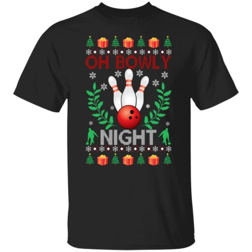 Bowling – Oh Bowly Night Christmas Sweater Shirt Sweatshirt Long Sleeve Hoodie Tank Mug