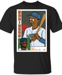 Brandon Walker Simpsons Mariners Ken Griffey JR Card shirt Shirt Sweatshirt Long Sleeve Hoodie Tank Mug