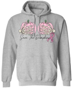 Breast cancer save the pumpkins shirt Shirt Sweatshirt Long Sleeve Hoodie Tank Mug