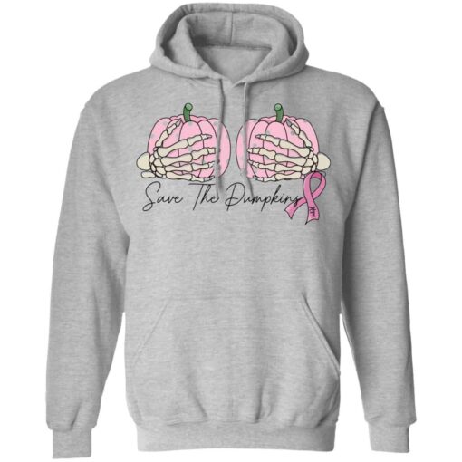 Breast cancer save the pumpkins shirt Shirt Sweatshirt Long Sleeve Hoodie Tank Mug