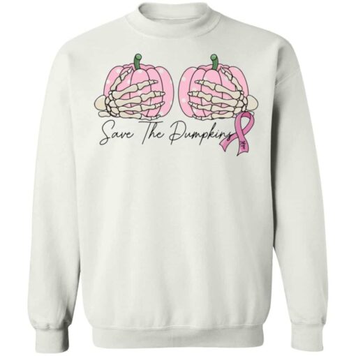 Breast cancer save the pumpkins shirt Shirt Sweatshirt Long Sleeve Hoodie Tank Mug