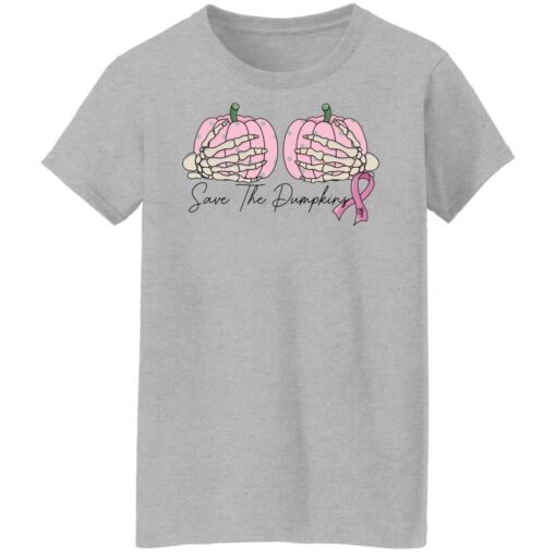 Breast cancer save the pumpkins shirt Shirt Sweatshirt Long Sleeve Hoodie Tank Mug