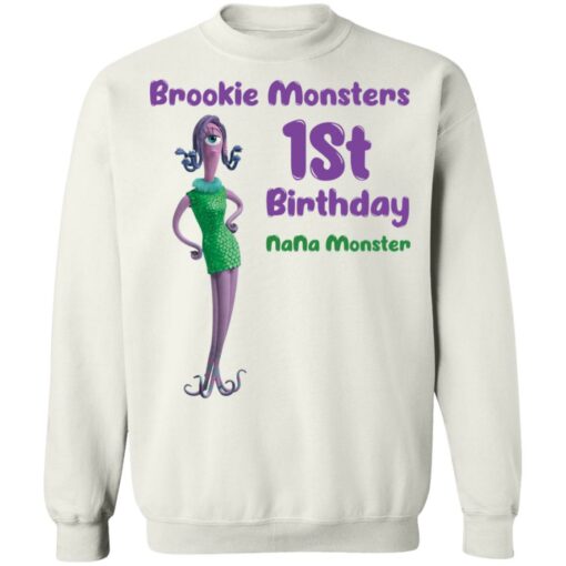 Brookie monsters 1st birthday nana monster shirt Shirt Sweatshirt Long Sleeve Hoodie Tank Mug