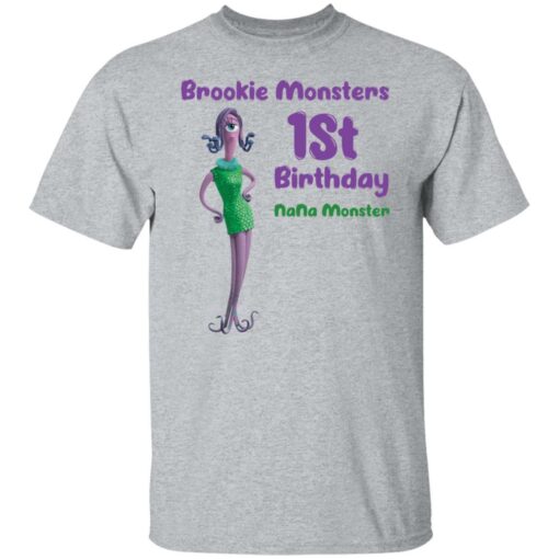 Brookie monsters 1st birthday nana monster shirt Shirt Sweatshirt Long Sleeve Hoodie Tank Mug