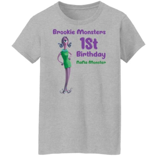 Brookie monsters 1st birthday nana monster shirt Shirt Sweatshirt Long Sleeve Hoodie Tank Mug