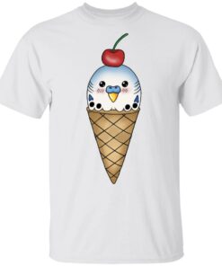 Budgie in ice cream cone shirt Shirt Sweatshirt Long Sleeve Hoodie Tank Mug