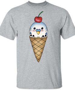 Budgie in ice cream cone shirt Shirt Sweatshirt Long Sleeve Hoodie Tank Mug 6
