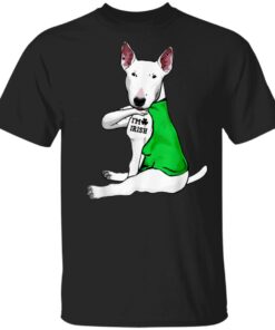 Bull Terrier Dog Tattoo I’m Irish St Patrick’s Day T-Shirt Shirt Sweatshirt Long Sleeve Hoodie Tank Mug