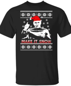 Captain Picard make it snow Christmas sweater Shirt Sweatshirt Long Sleeve Hoodie Tank Mug