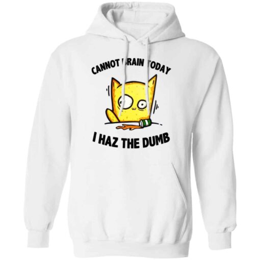 Cat Cannot Brain Today I Haz The Dumb Shirt, Hoodie, Tank Shirt Sweatshirt Long Sleeve Hoodie Tank Mug