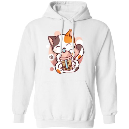 Cat boba tea bubble tea anime kawaii neko shirt Shirt Sweatshirt Long Sleeve Hoodie Tank Mug