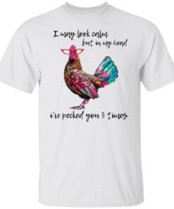Chicken i may look calm but in my head shirt Shirt Sweatshirt Long Sleeve Hoodie Tank Mug