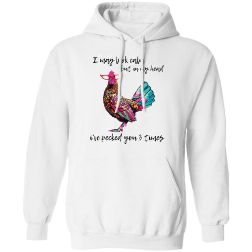 Chicken i may look calm but in my head shirt Shirt Sweatshirt Long Sleeve Hoodie Tank Mug