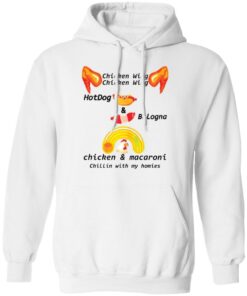 Chicken wing hot dog and bologna chicken and macaroni shirt Shirt Sweatshirt Long Sleeve Hoodie Tank Mug