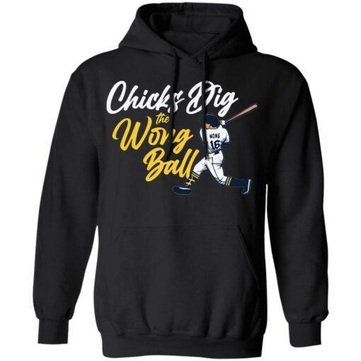 Chicks dig the wrong ball shirt Shirt Sweatshirt Long Sleeve Hoodie Tank Mug