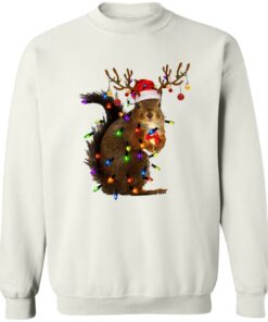 Christmas Squirrel Lights Christmas sweatshirt Shirt Sweatshirt Long Sleeve Hoodie Tank Mug