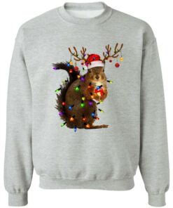 Christmas Squirrel Lights Christmas sweatshirt Shirt Sweatshirt Long Sleeve Hoodie Tank Mug 5