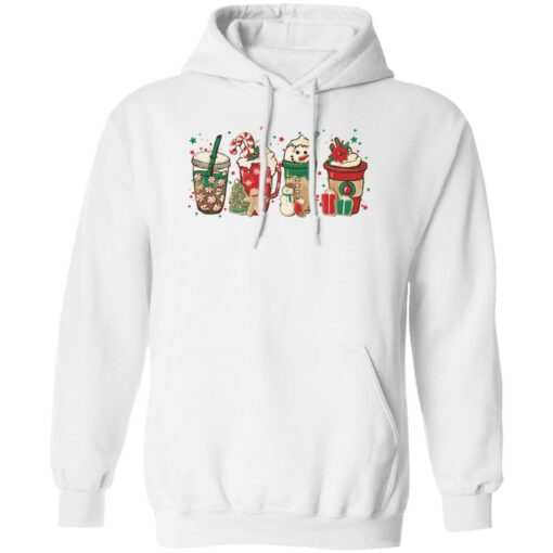 Christmas coffee latte snowmen shirt Shirt Sweatshirt Long Sleeve Hoodie Tank Mug