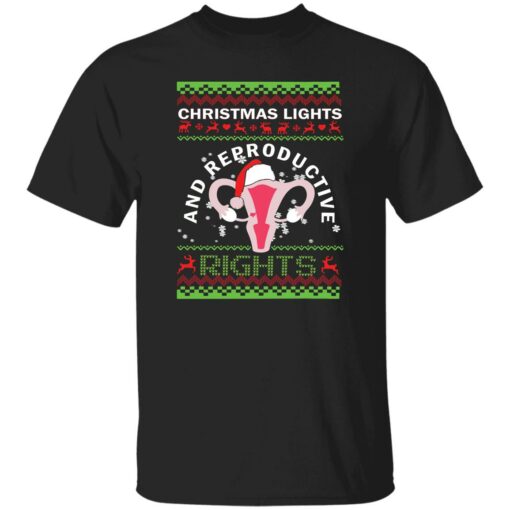 Christmas light and reproductive Christmas sweater Shirt Sweatshirt Long Sleeve Hoodie Tank Mug