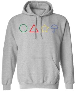 Circle Triangle Star Umbrella Squid Game shirt Shirt Sweatshirt Long Sleeve Hoodie Tank Mug