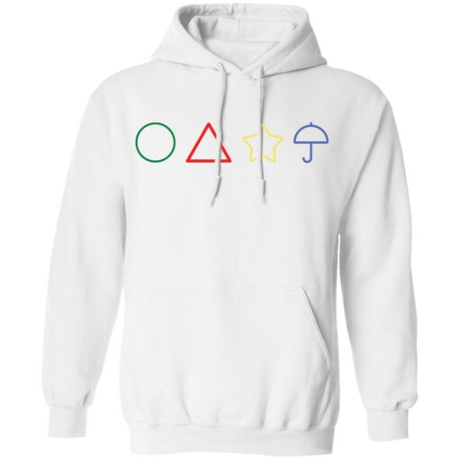 Circle Triangle Star Umbrella Squid Game shirt Shirt Sweatshirt Long Sleeve Hoodie Tank Mug