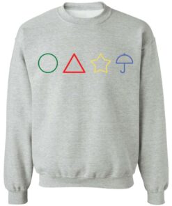 Circle Triangle Star Umbrella Squid Game shirt Shirt Sweatshirt Long Sleeve Hoodie Tank Mug 3