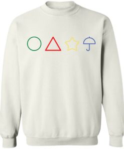 Circle Triangle Star Umbrella Squid Game shirt Shirt Sweatshirt Long Sleeve Hoodie Tank Mug 4