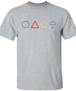 Circle Triangle Star Umbrella Squid Game shirt Shirt Sweatshirt Long Sleeve Hoodie Tank Mug 6