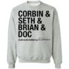 Corbin and seth and brian and doc club alias series shirt Shirt Sweatshirt Long Sleeve Hoodie Tank Mug