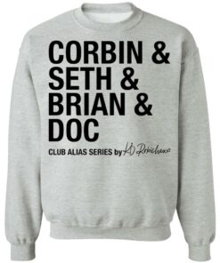Corbin and seth and brian and doc club alias series shirt Shirt Sweatshirt Long Sleeve Hoodie Tank Mug
