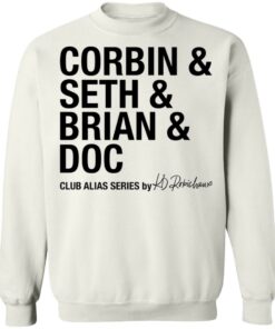 Corbin and seth and brian and doc club alias series shirt Shirt Sweatshirt Long Sleeve Hoodie Tank Mug