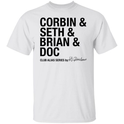 Corbin and seth and brian and doc club alias series shirt Shirt Sweatshirt Long Sleeve Hoodie Tank Mug