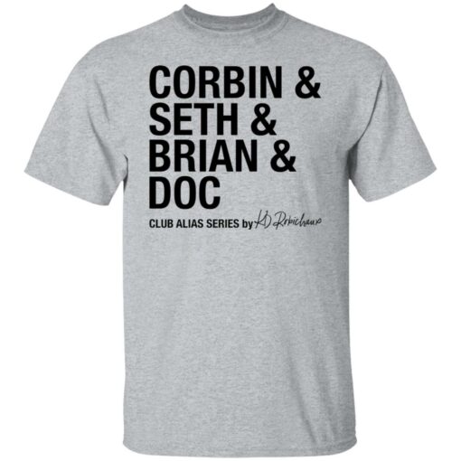 Corbin and seth and brian and doc club alias series shirt Shirt Sweatshirt Long Sleeve Hoodie Tank Mug