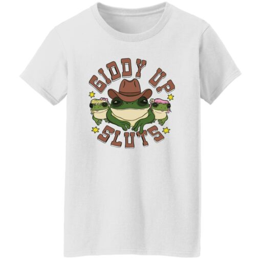 Cowboy Frog giddy up sluts shirt Shirt Sweatshirt Long Sleeve Hoodie Tank Mug