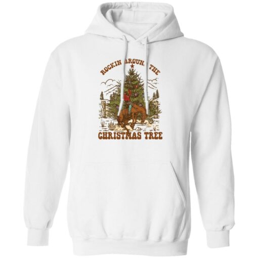 Cowboy Rockin around the Christmas tree Christmas sweatshirt Shirt Sweatshirt Long Sleeve Hoodie Tank Mug