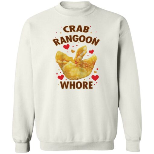 Crab Rangoon whore shirt Shirt Sweatshirt Long Sleeve Hoodie Tank Mug