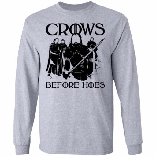 Crows Before Hoes Shirt, Hoodie, Tank Shirt Sweatshirt Long Sleeve Hoodie Tank Mug