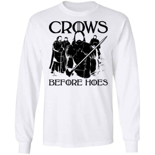 Crows Before Hoes Shirt, Hoodie, Tank Shirt Sweatshirt Long Sleeve Hoodie Tank Mug